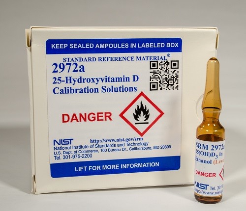 SRM 2972a - 25-羥維生素D校準(zhǔn)溶液