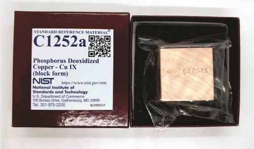 SRM C1252a - 磷脫氧銅-銅IX 標準品