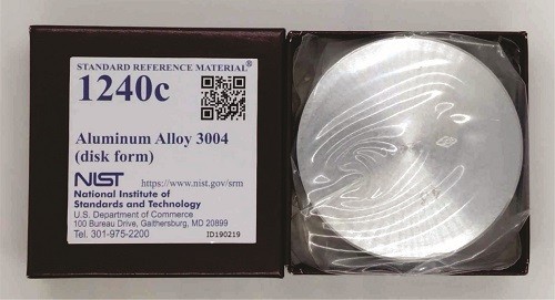 SRM 1241c - 鋁合金5182(盤形)標(biāo)準(zhǔn)品